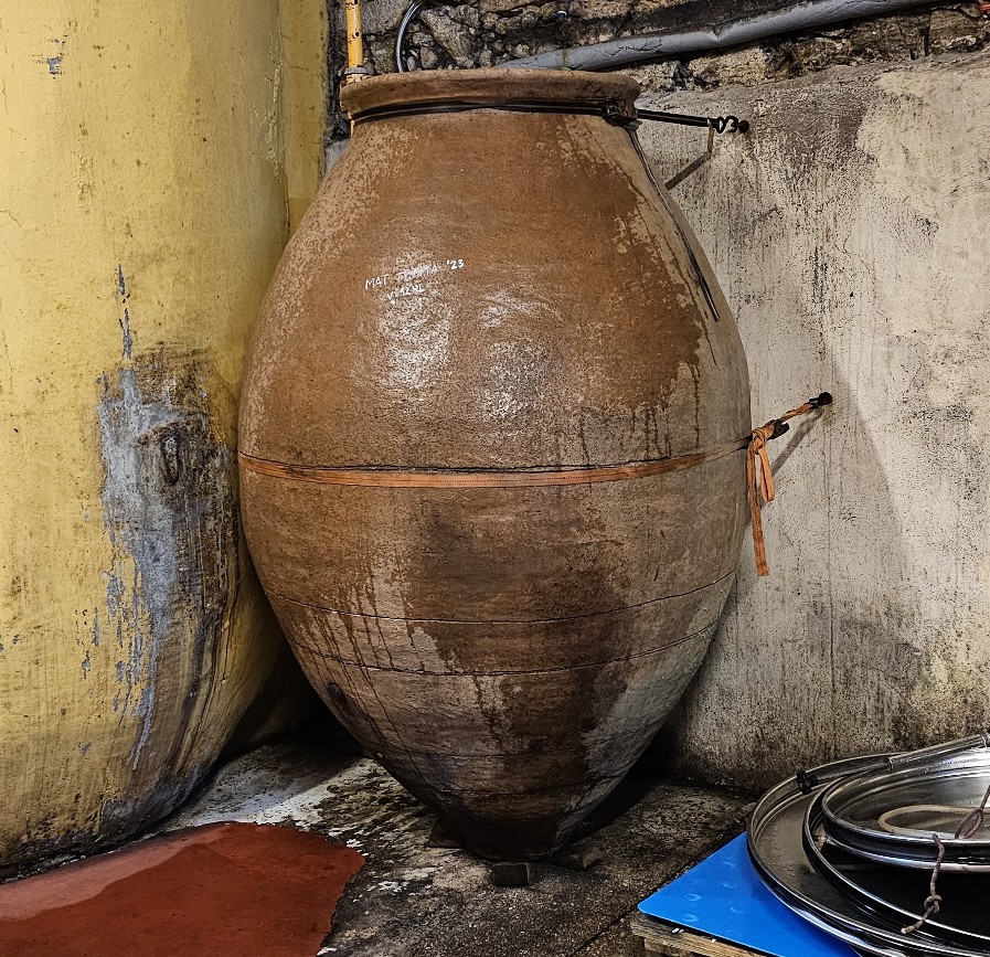 Tinaja para hacer vino romano