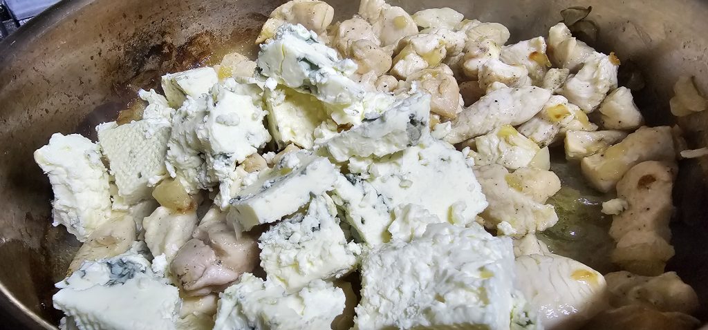 Queso azul de Mi Cocina en Tu Casa, empresa de cátering en Boadilla